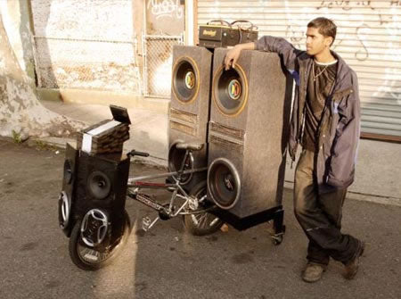 Custom Boombox Bike